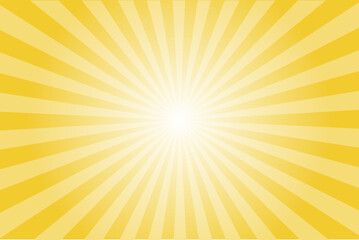 Abstract zinc yellow rays background. Sunlight rays background. Rays background. Sun beam sunburst pattern background. Retro circus backdrop. Starburst wallpaper, poster etc.