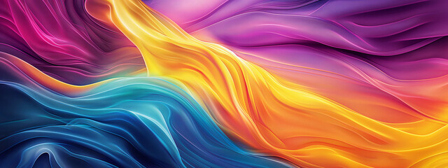 Fototapeta premium background painted with multi-colored oil paints
