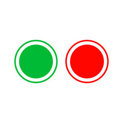 green red button vector eps