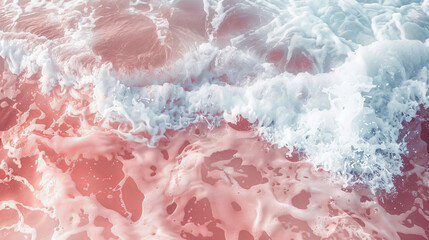 Fototapeta premium A delicate and soothing shade of pink, akin to the gentle hues of coral found in the ocean's depths.