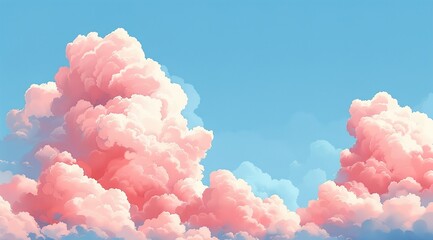 pink clouds in the sky
