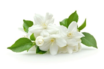 Obraz premium jasmine flower isolated on white background