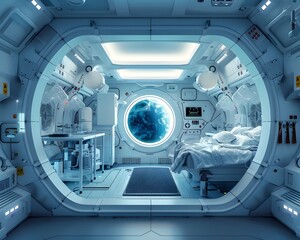 Futuristic Biotechnology Lab for Sustainable Space