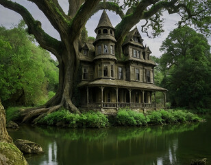 Obraz premium old stone house