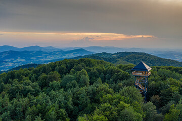 Kamianna wieża widokowa lato 2024 © Maciej G. Szling
