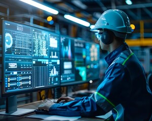 Optimized Manufacturing Resource Management Software with Efficiency Dashboard