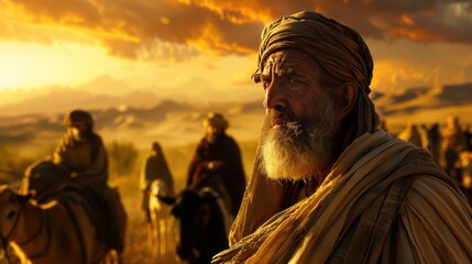 The film came to the greatness of Abraham and a blessing for all nations. Biblical context.