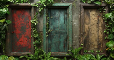 Mystical Doors in the Jungle