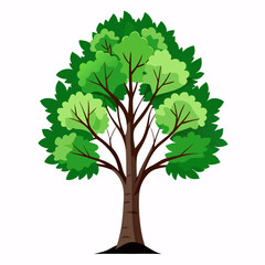 green tree vector