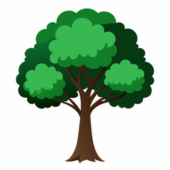 green tree vector