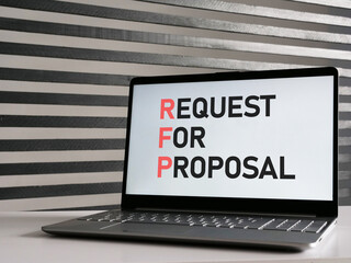 Request for proposal is shown using the text RFP