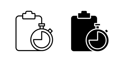 Fast services Icon set. Symbol isolated on white background. vector illustration. color editable.