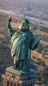 Obese Statue of Liberty