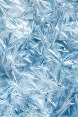 Obraz premium Winter Frosty Background for Cold Season Designs Generative AI