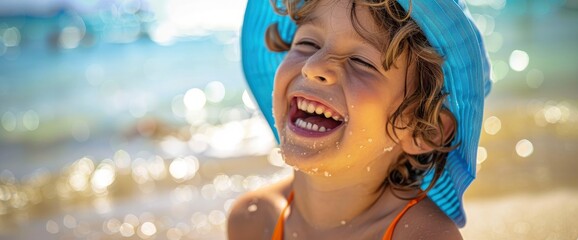 A day on the beach, filled with laughter and sunshine