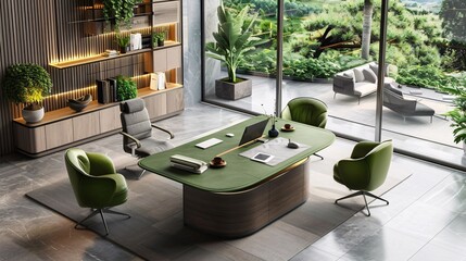 office biophilic interior