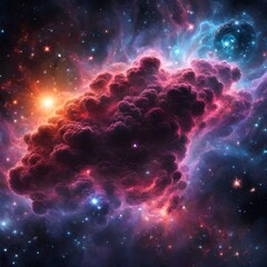 Fototapeta premium visualization of space