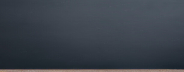 horizontal banner empty chalkboard