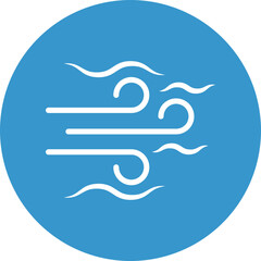 Obraz premium Fresh Air Vector Line White Circles Multicolors