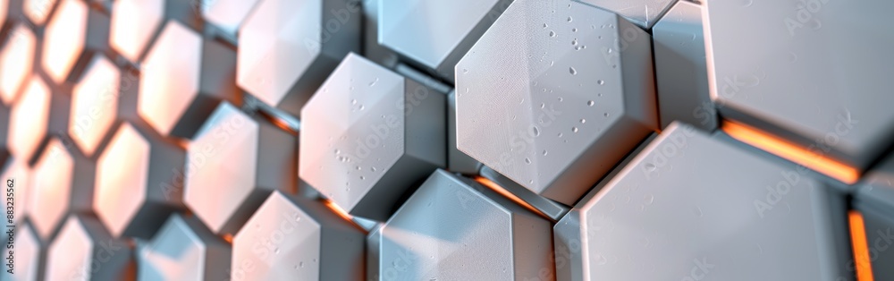 Wall mural geometric pattern wallpaper for modern spaces generative ai