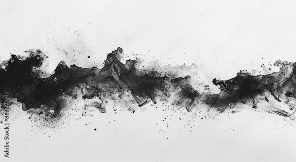 Wall mural watercolor splash abstract background for creative projects generative ai