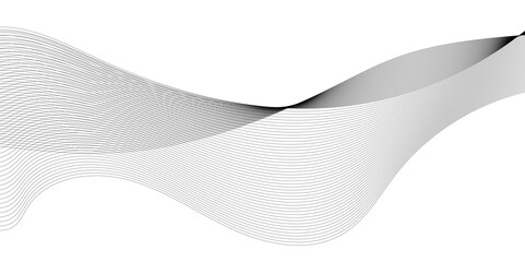 Abstract grey smooth element swoosh speed wave modern stream background. Abstract wave line for brochure, flyer, banner, template, wallpaper background with wave design. Abstract business wave lines.