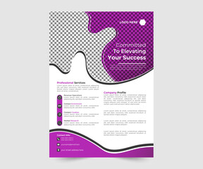 Business flayer form template. modern flayer template. professional flayer design.