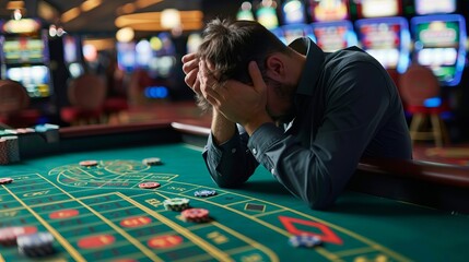 Despair at the Roulette Table: Casino Loss