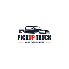 Pick up truck, truck logo template. Suitable for your design need, logo, illustration, animation, etc.