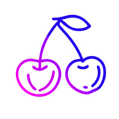 Cherry jam icon 