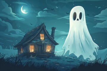 Ghostly Guardian of the Haunted House