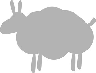 Sheep Vector Graphic