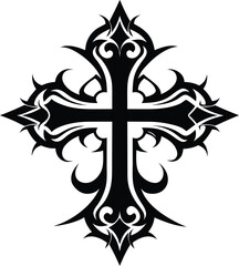 decorative christian cross. faith, christianity, religion,christ, element, god, pattern, holy, background,