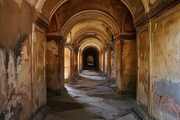 Fototapeta premium Archway at Hassan II mosque - Casablanca. Beautiful simple AI generated image in 4K, unique.