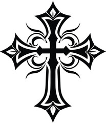 decorative christian cross. faith, christianity, religion,christ, element, god, pattern, holy, background,