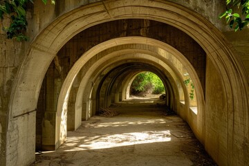 Fototapeta premium Archway at Hassan II mosque - Casablanca. Beautiful simple AI generated image in 4K, unique.