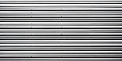 Obraz premium Metal Panel Texture Abstract Parallel Lines, Grey and Black, Industrial Background, architecture, design, texture, pattern