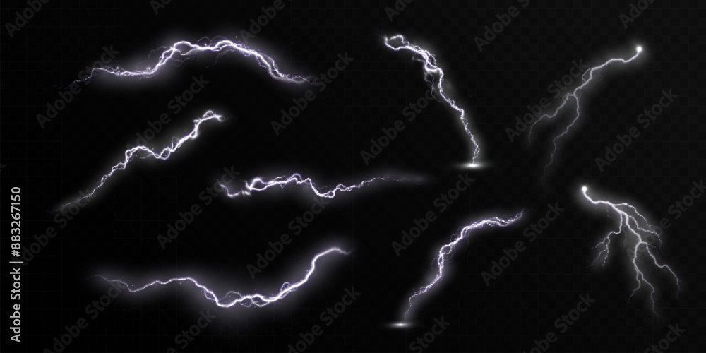 Poster lightning in the dark