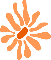 Abstract Flower Illustration