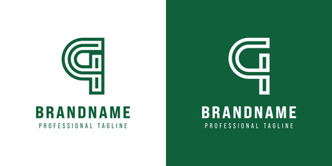 Letters CI Monogram Logo, suitable for any business with IC or CI initials