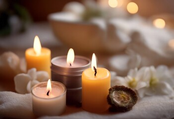 wellness alth candle still spa therapy care zen massage aromatic life relax candles background