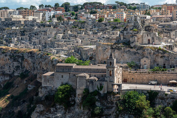 Naklejka premium Matera and the Sassi