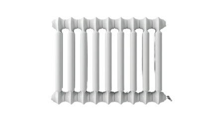 Radiator on a transparent background