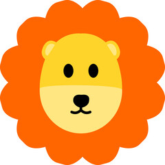 Lion Cartoon Face