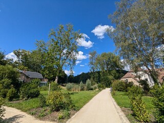 path in the park of Montcel, Jouy-en-Josas.