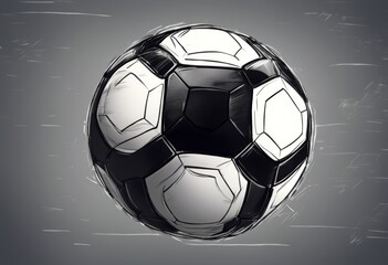Naklejka premium premiere foot football icon logotype sport object match xagon league goal clipart drawing simple design spain hand drawn futsal play equipment soccer book art colouring black and white white template
