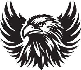 BLACK EAGLE VECTOR ILLUSTRATION