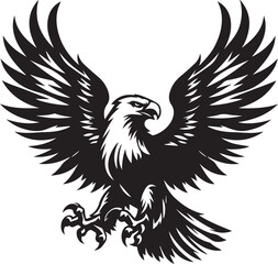 BLACK EAGLE VECTOR ILLUSTRATION