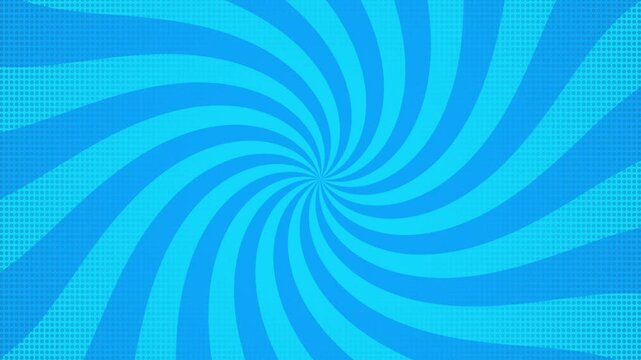 Spiral background motion background. hypnotic spiral background loop. Blue spiral trending background