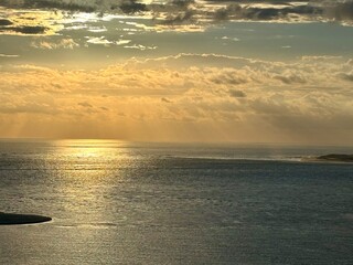 Fototapeta premium sunset over the sea